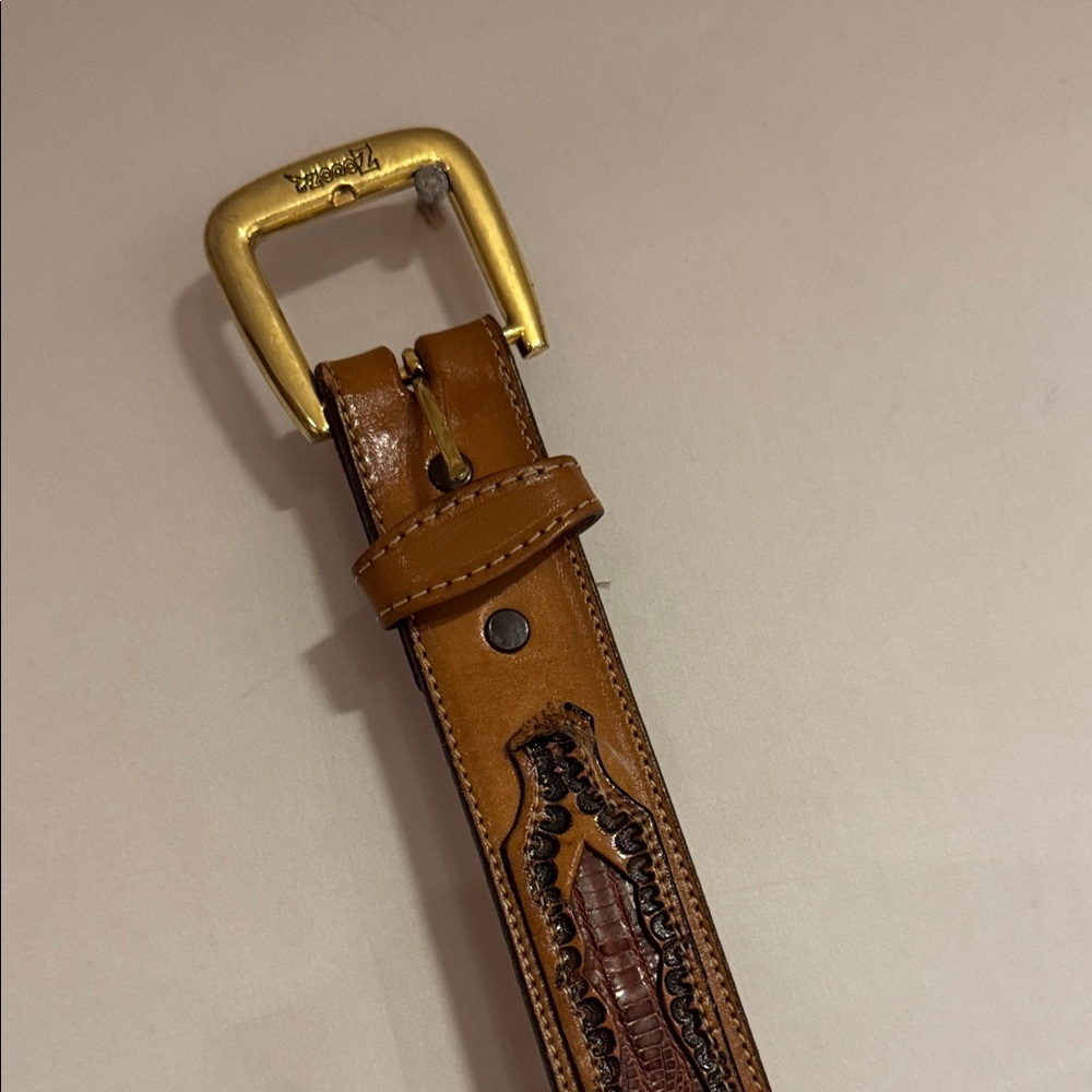 Gorgeous leather western belt in new condition